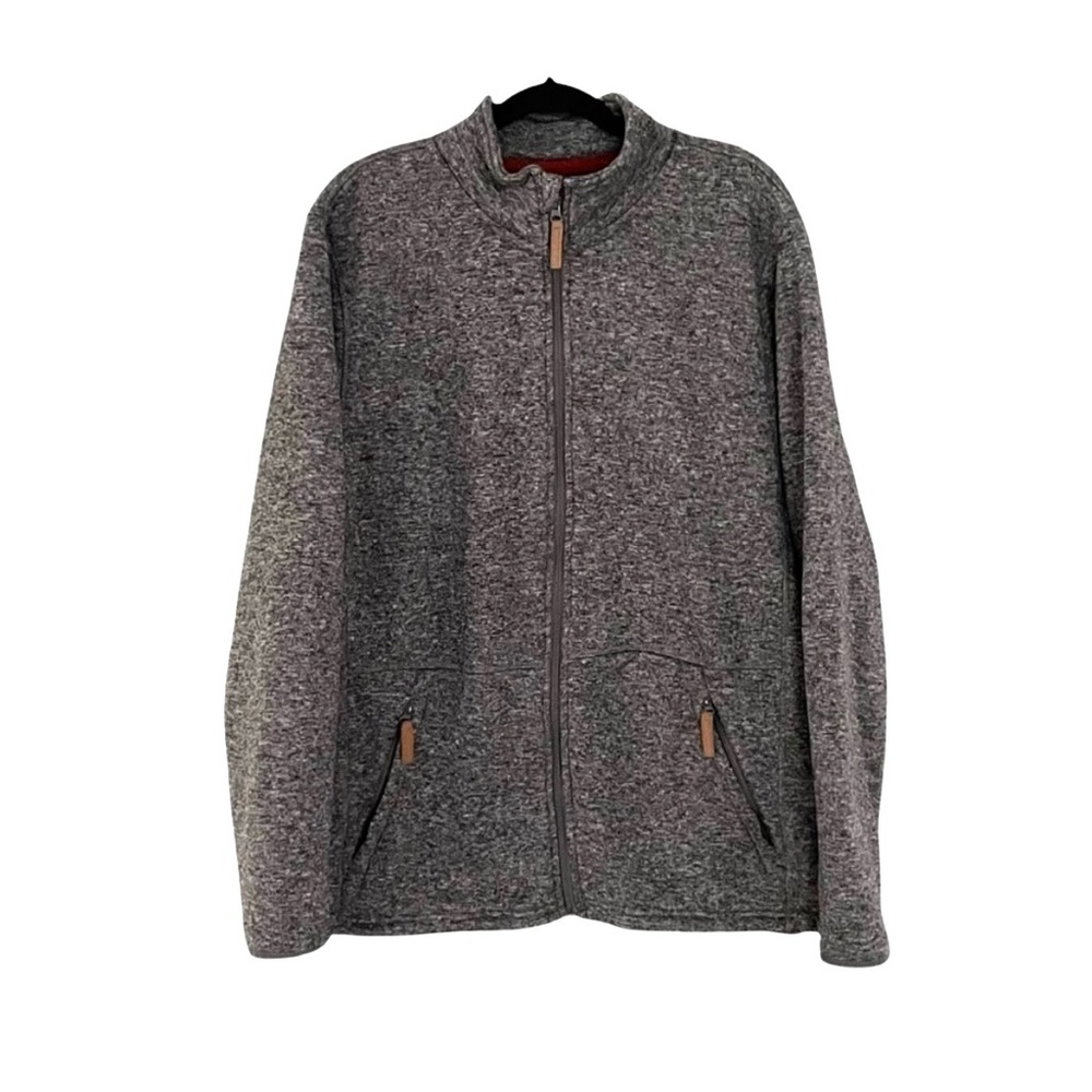 MOUNTAIN WAREHOUSE Mens Full-Zip Fleece Jacket Grey XXL